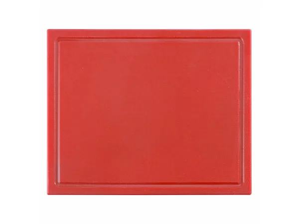 plance à découper rouge HDPE L325xB265xH14mm
