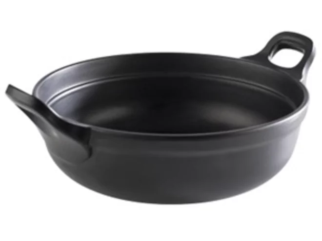 Melamine pan 2 handles black D210xH90mm 1.5L