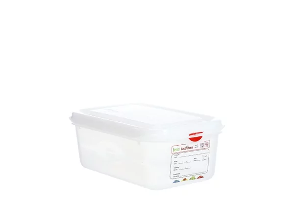 Voedseldozen gastronorm 1/4 H100mm 2,8L