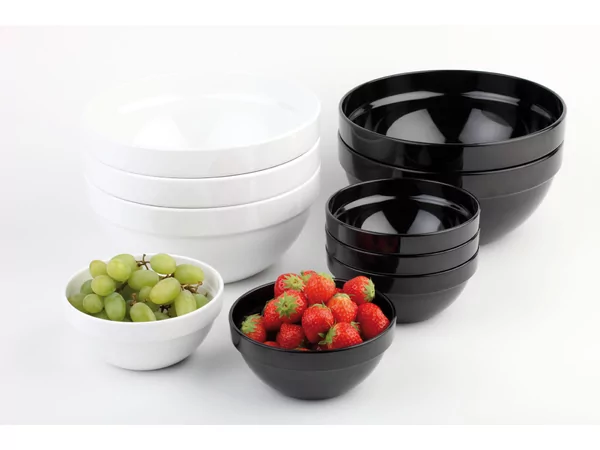 Melamine saladekom wit Ø100mm H45mm 150ml bestel