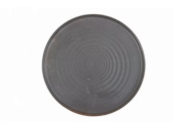 Retro Dark flat plate Ø210xH20mm