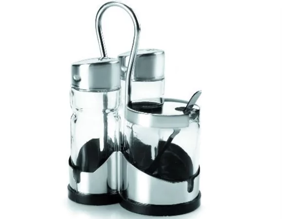 Cruet set salt/pepper/mustard