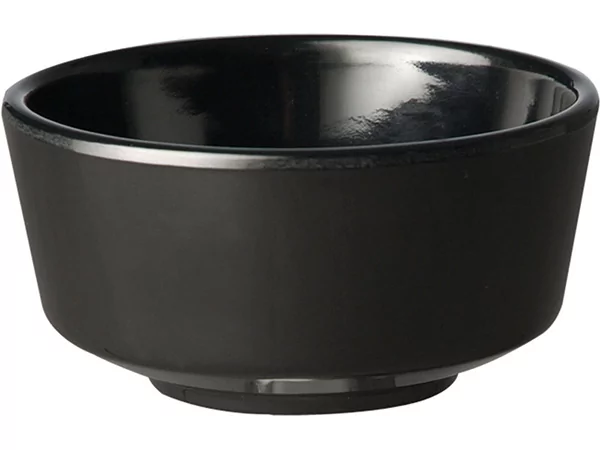 Mélamine Float bol noir Ø55-H30mm-50ml