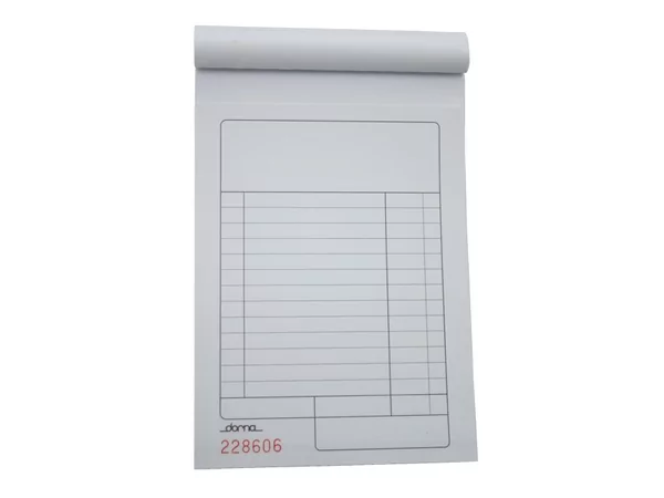 Order-bloc with carbon 2 pages 100x150mm 10pcs