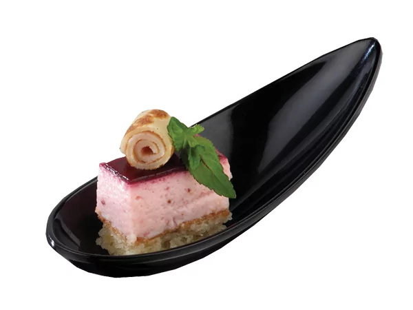 APART melamine cuillère à zakouski 100x45mm H40mm noir s/com