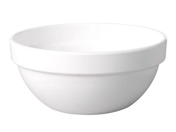 Melamine saladier blancØ230mm H105mm 2.5ltr