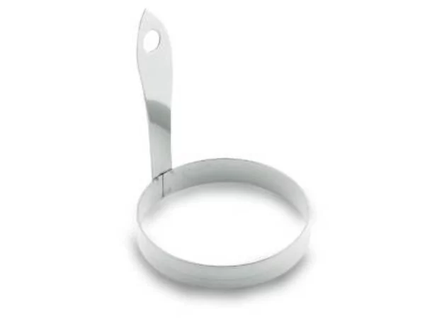 Anneau à œufs avec manche inox diam. 85mm
