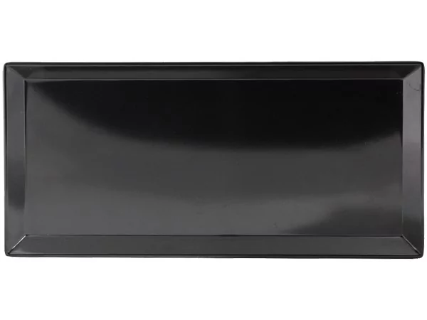 Melamine plateau zwart L348xB238xH21mm