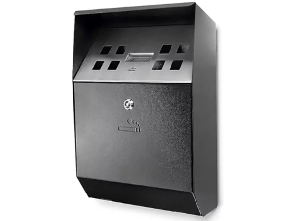 Wall ashray for cigarettes black 28x14cm H37cm