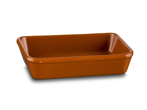 Plat pour lasagne brun L190xB140mm 540ml