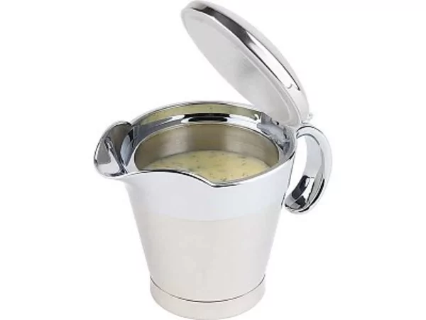 Thermo dubbelwandige sauskom inox Ø190x125-H130mm-0.4L