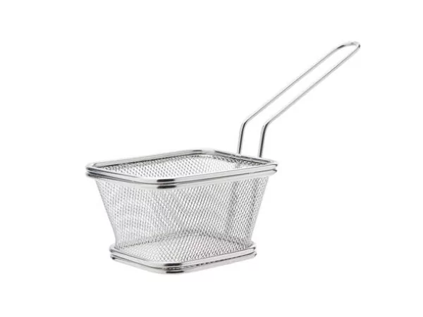 Frietmandje inox rechthoekig L100xB90xH60mm