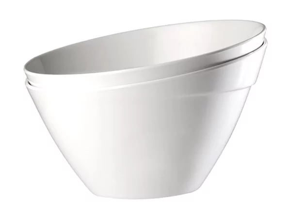 Balance bowl oblique melamine white Ø300xH195mm