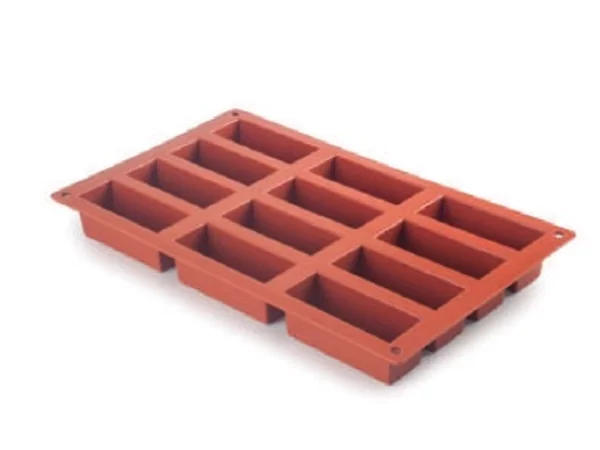 Flexipad siliconen vorm Cake 12  80x30xH30mm
