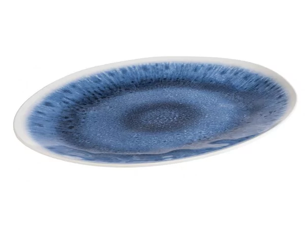 Melamine blue ocean ovaal schotel 480x355-H30mm