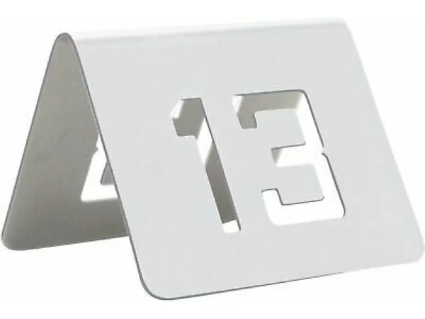 Table numbers s/s 52xH40mm - Set from 13 tot 24