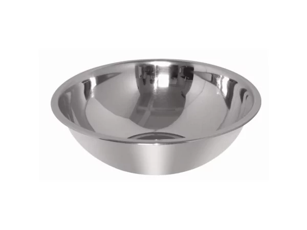 Basin, low model, stainless steel - Ø24cm - H7cm - 2.0L