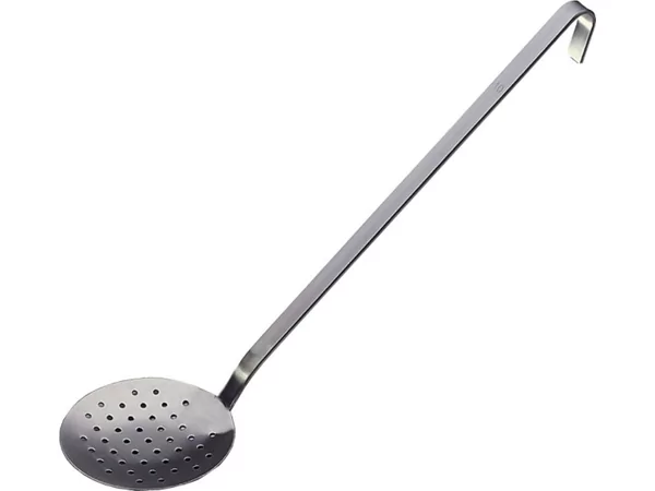 Ecumoire monobloc 18/10 Ø100mm L320mm