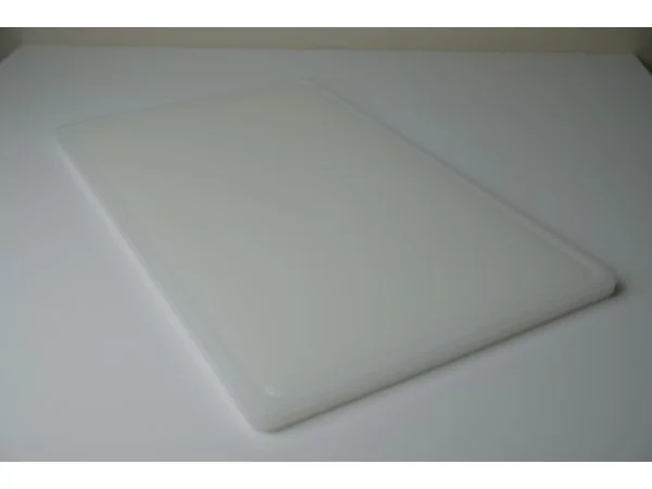 Antimicrobial Cutting boardHDPE 325x265x14mmwithgroove white
