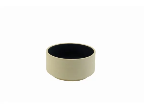 Atlas beige black bol D90xH50mm 170ml