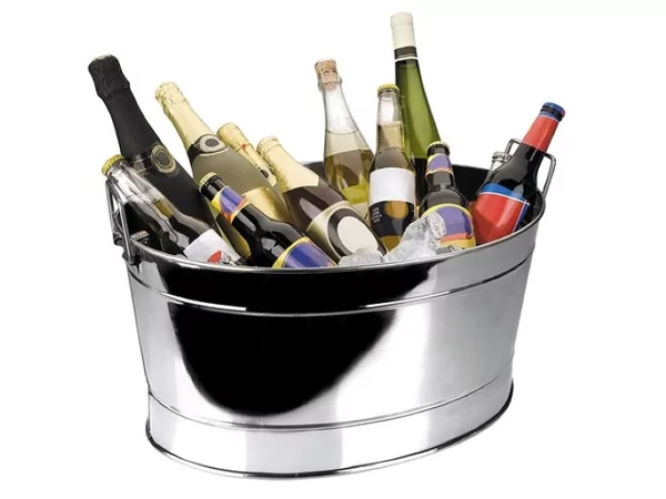 Champagne/wine cooler s/s XXXL oval 610x430x280mm 32ltr