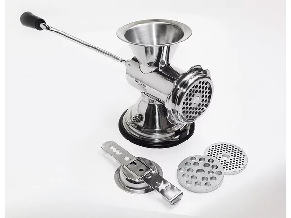 Manuele vleesmolen 250mm rvs met zuignap