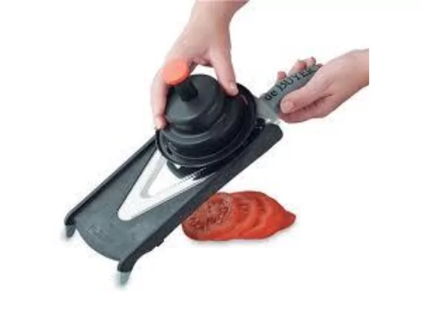 Mandoline Kobra V coupe tranche 1à5mm+poussoir noir commande