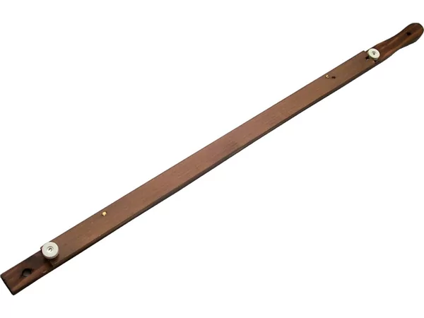 Porte-journaux en bois mat foncé