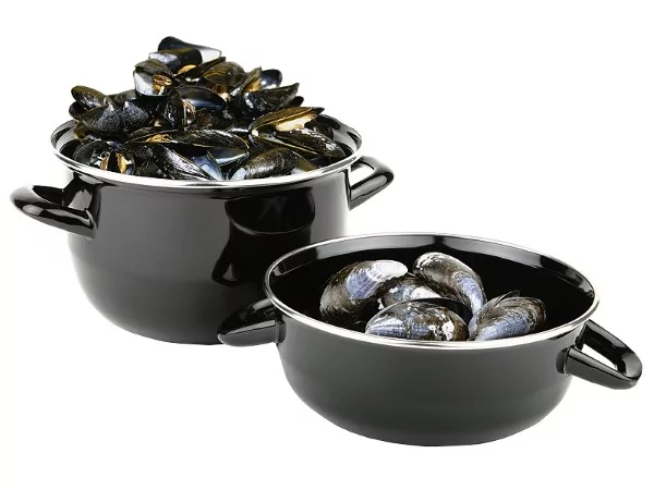 Casserole à moules en fer emaillé D180mm (intèrieur)