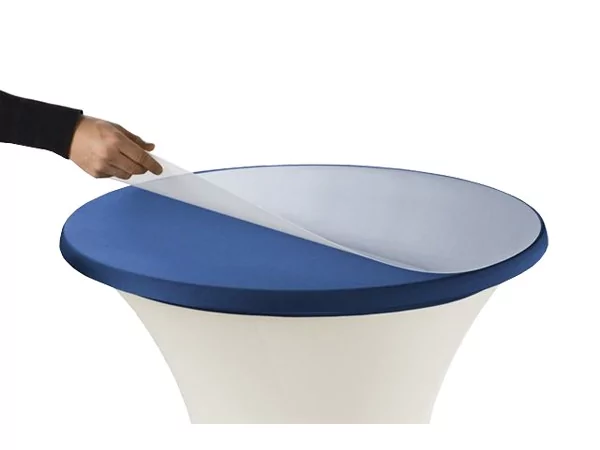 Beschermplaat kunststof D82cm voor statafel D85cm