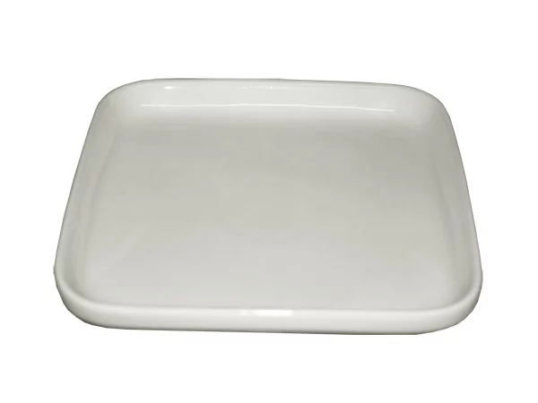 Square plate - stackable, 185mm