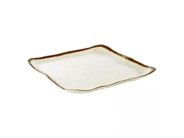 Stone Art melamine flat plate 330x325mm-H30mm