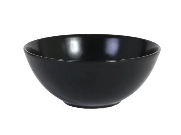 Asia black bowl coupe satin black  D150xH60mm 400ml