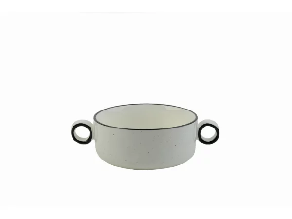 Black Pepper bowl met oren D120(D175)xH48mm 350ml