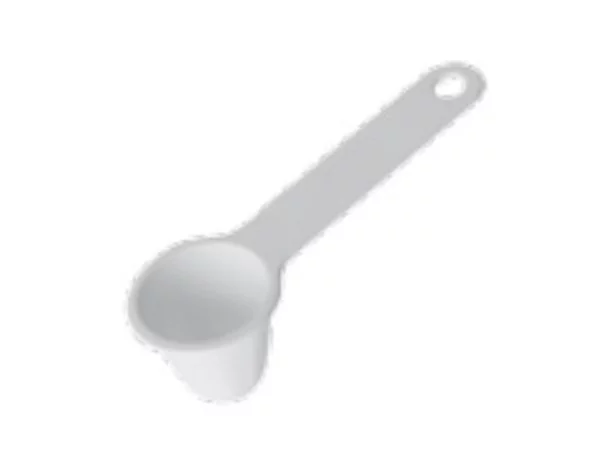 Koffiedoseerlepel kunststof wit 110x35x35mm voor 6gr