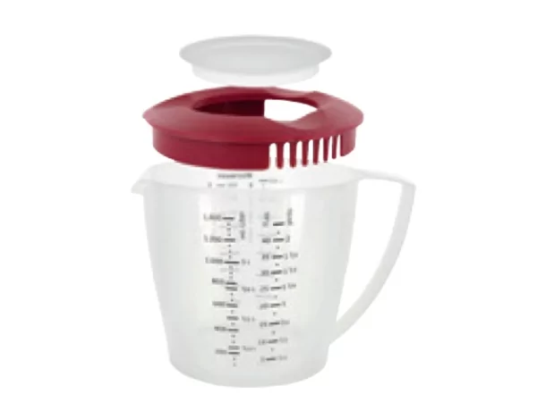 Helena Maatbeker met deksel gegradueerd 1,4 ltr