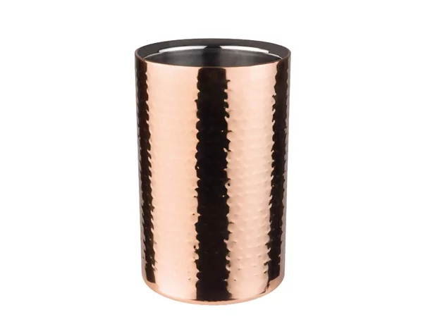 Seau à vin cuivre martelé D120xH200mm