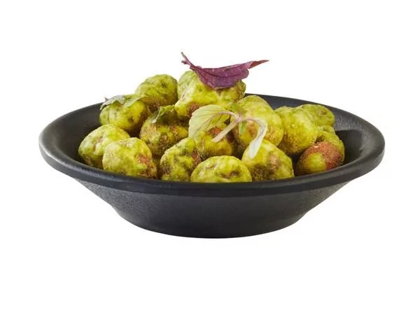 Zen melamine dip bowl black