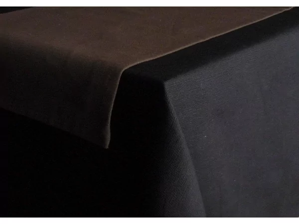 Papillon nappe cotton 150x50cm brun