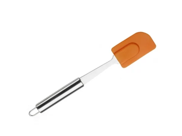 Orange Pannenlikker silicone met inox handvat L280mm