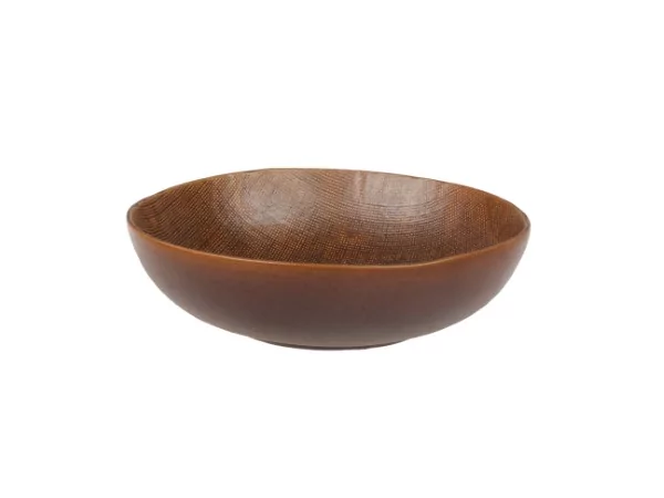 Texture Dark diep bord D200xH57mm