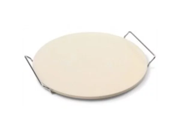 Pizza stone s/s handles Ø330mm