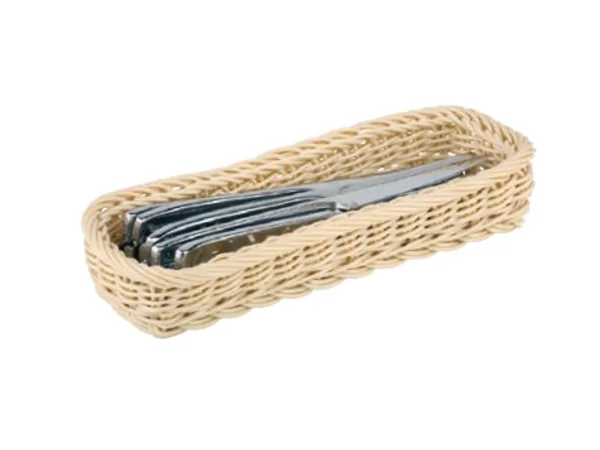 Bestekmand PP 270x100xH45mm beige