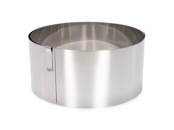 Cercle à tarte inox réglable rond Ø165/320xH70mm