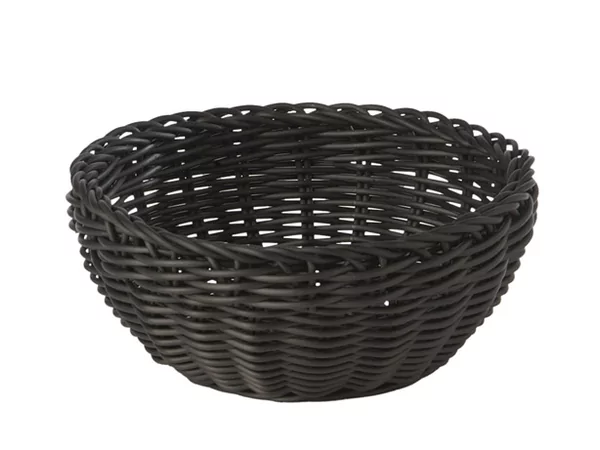Profiline Broodmand PP rond Ø290-H70mm zwart