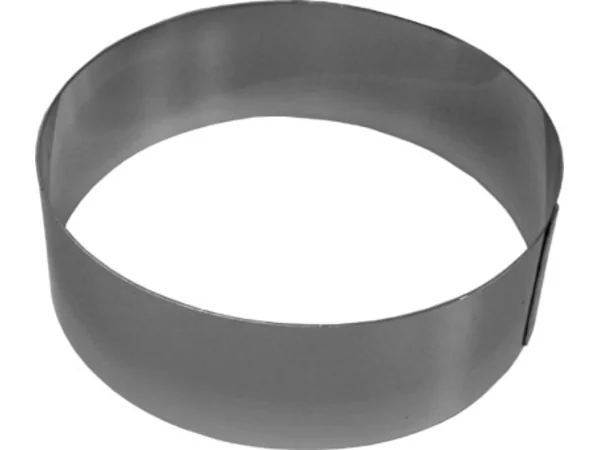 Pastry ring stainless steel 18/8 - H45-dia.160mm