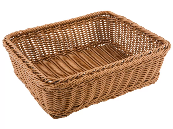 Basket poly-rattan brown GN1/2 (325x265-H100mm)