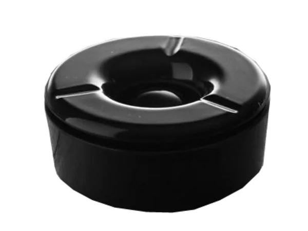 Melamine ashtray Ø115xH50mm black
