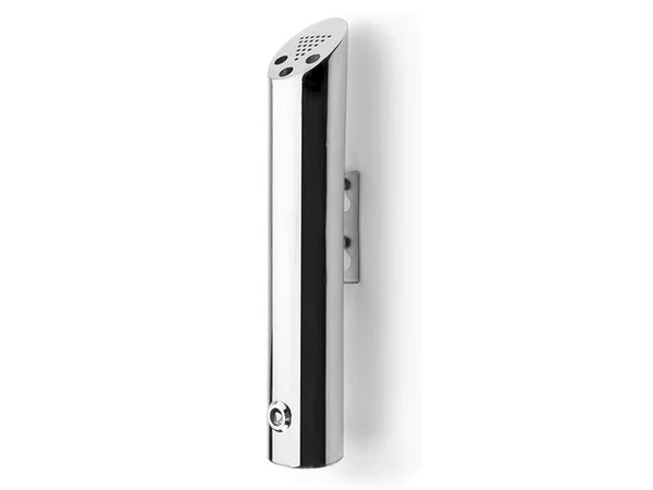 Sigarettenzuil inox wandbevestiging D80xH460mm