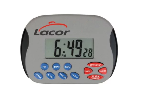 Lacor kookwekker digitaal 2 timers met alarm L105xH70mm